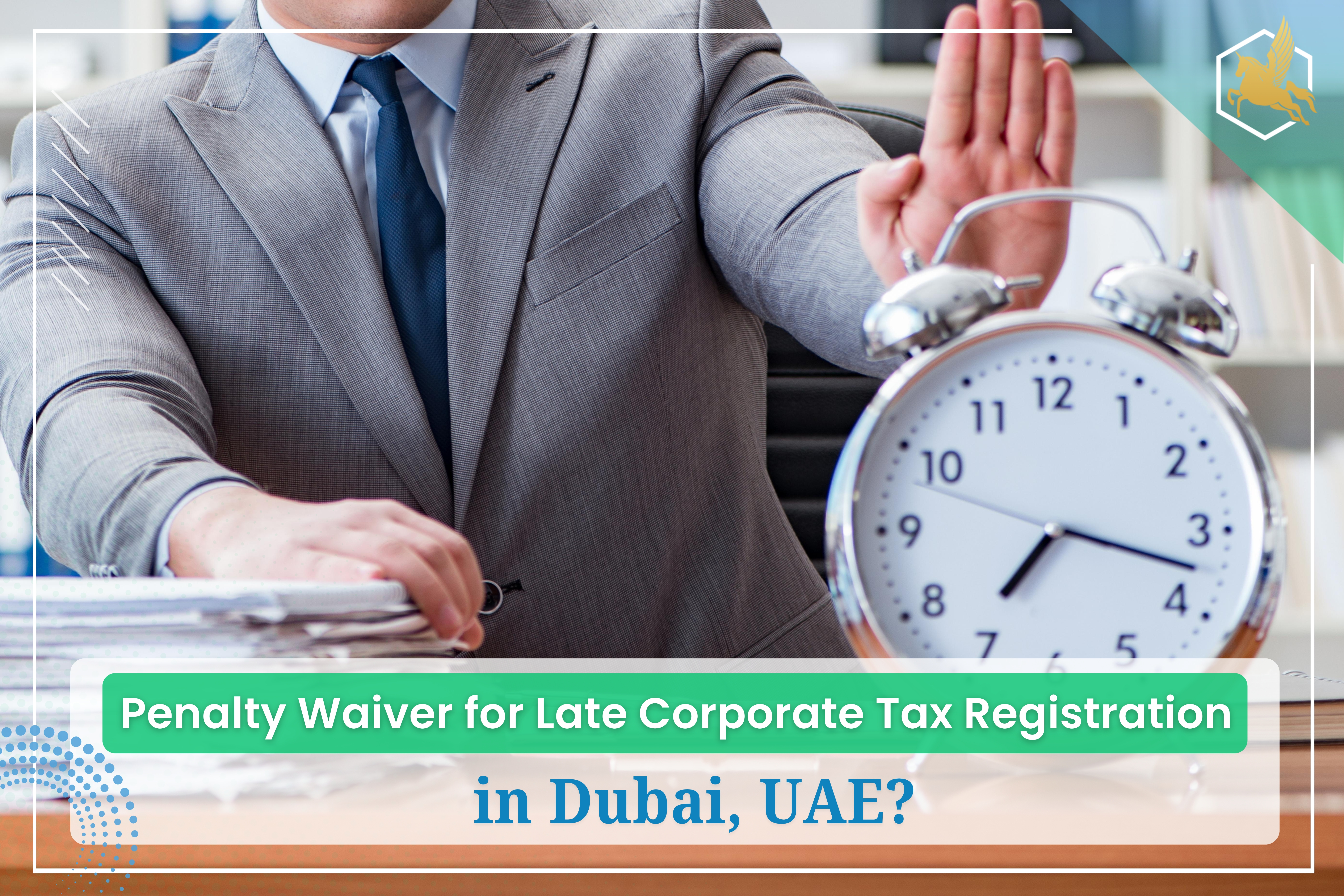 Corporate Tax Penalty Waiver