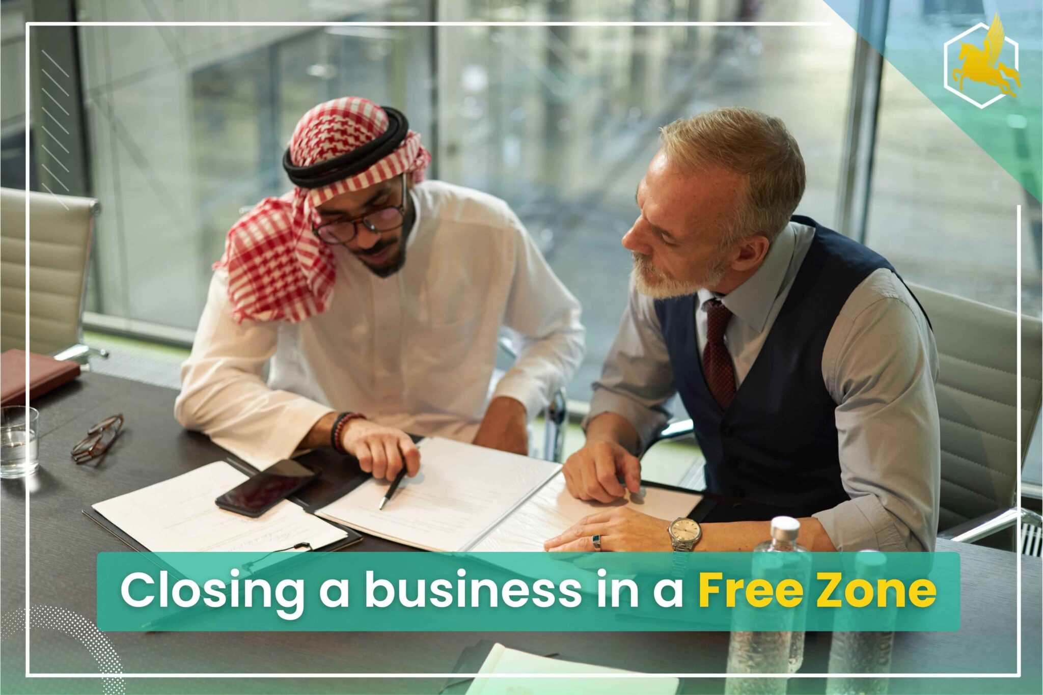 Closing a business in a free zone