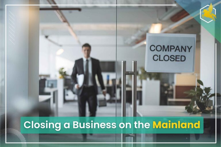 Closing a business on the mainland